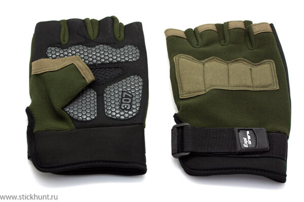 Перчатки тактические Стикхант Explorer укороченные Хаки Перчатки тактические Стикхант Explorer укороченные Хаки
