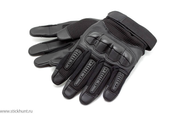 Перчатки тактические Стикхант Marine прорезиненный кастет I-Touch Черный Перчатки тактические Стикхант Marine прорезиненный кастет I-Touch Черный