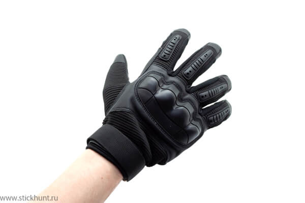 Перчатки тактические Стикхант Marine прорезиненный кастет I-Touch Черный Перчатки тактические Стикхант Marine прорезиненный кастет I-Touch Черный