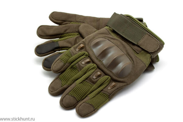 Перчатки тактические Стикхант Sniper прорезиненный кастет I-Touch Хаки Перчатки тактические Стикхант Sniper прорезиненный кастет I-Touch Хаки