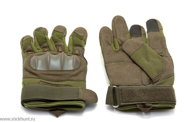 Перчатки тактические Стикхант Sniper прорезиненный кастет I-Touch Хаки Перчатки тактические Стикхант Sniper прорезиненный кастет I-Touch Хаки