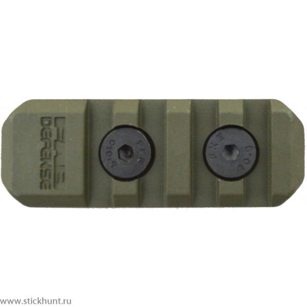 Планка Picatinny Fab Defense MA-2 на крепления M-LOK на 4 слота Зеленый Планка Picatinny Fab Defense MA-2 на крепления M-LOK на 4 слота Зеленый