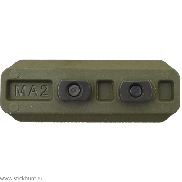 Планка Picatinny Fab Defense MA-2 на крепления M-LOK на 4 слота Зеленый Планка Picatinny Fab Defense MA-2 на крепления M-LOK на 4 слота Зеленый