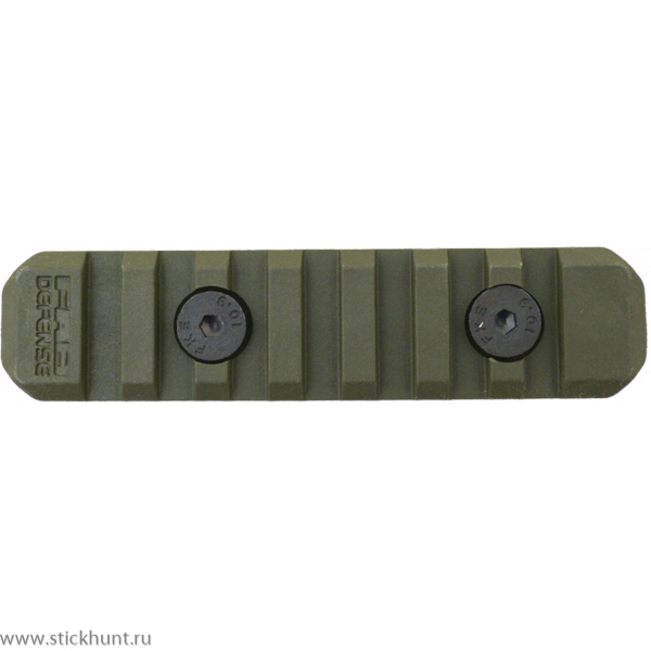 Планка Picatinny Fab Defense MA-3 на крепления M-LOK на 7 слота Зеленый Планка Picatinny Fab Defense MA-3 на крепления M-LOK на 7 слота Зеленый