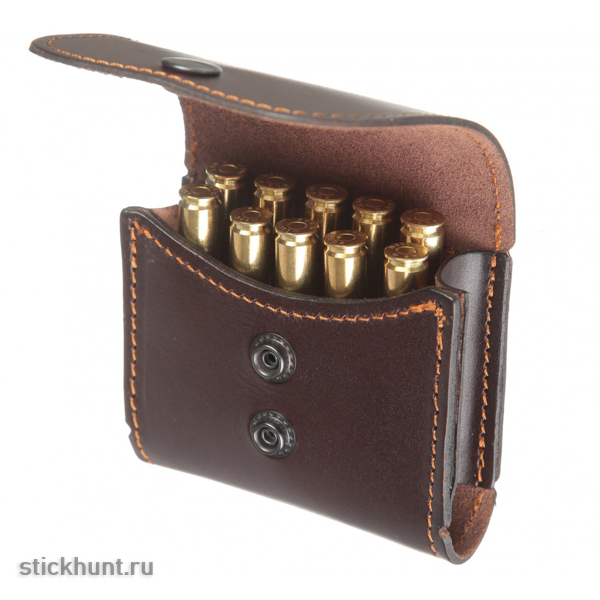 Подсумок поясной VEKTOR П-37 двухрядный на 10 патронов для 9.3х74 калибра Коричневый Подсумок поясной VEKTOR П-37 двухрядный на 10 патронов для 9.3х74 калибра Коричневый