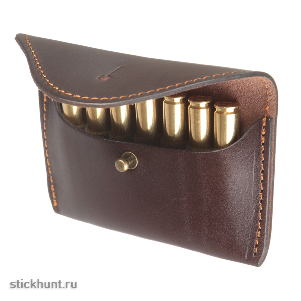 Подсумок поясной VEKTOR П-38-308 однорядный на 7 патронов для .308 калибра Коричневый Подсумок поясной VEKTOR П-38-308 однорядный на 7 патронов для .308 калибра Коричневый