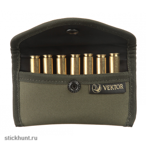 Подсумок поясной VEKTOR П-38к-30-06 однорядный на 7 патронов для .30-06 калибра Хаки Подсумок поясной VEKTOR П-38к-30-06 однорядный на 7 патронов для .30-06 калибра Хаки
