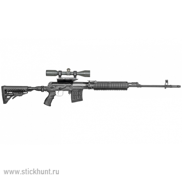Приклад складной телескопический Fab Defense M4-SVD SB с амортизатором для СВД черный Приклад складной телескопический Fab Defense M4-SVD SB с амортизатором для СВД черный