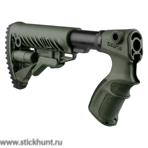 Приклад телескопический Fab Defense AGR870 FK для Remington 870 хаки