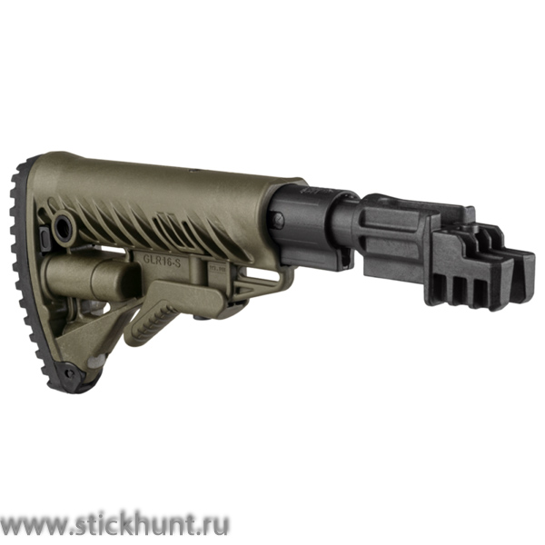 Приклад телескопический Fab Defense SBT-K47 FK с амортизатором для АК47/74 хаки