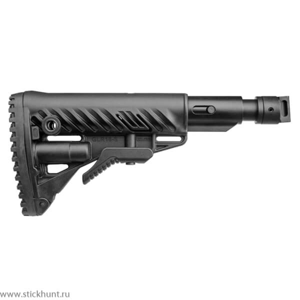 Фотография Приклад телескопический с амортизаторм Fab Defense M4-SAIGA SB для САЙГИ/AK-74M/АК-100-ых серий черный
