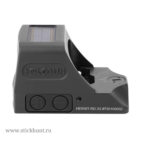Прицел коллиматорный Holosun OpenElite Micro HE508T-RD X2 на Weaver / Picatinny с солнечной панелью открытый Прицел коллиматорный Holosun OpenElite Micro HE508T-RD X2 на Weaver / Picatinny с солнечной панелью открытый