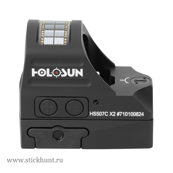 Прицел коллиматорный Holosun OpenReflex Micro HS507C V2 на Weaver / Picatinny с солнечной панелью открытый Прицел коллиматорный Holosun OpenReflex Micro HS507C V2 на Weaver / Picatinny с солнечной панелью открытый