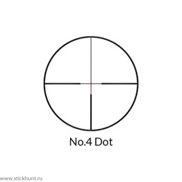 Картинка Прицел оптический Nikko Stirling DIAMOND METEOR NSMEG251050 2,5-10x50 сетка #4 dot подсвет. черный
