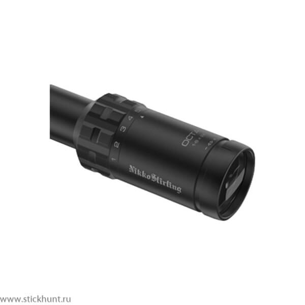 Картинка Прицел оптический Nikko Stirling OCTA NSOC1824 1-8x24 сетка #4 dot подсвет. черный