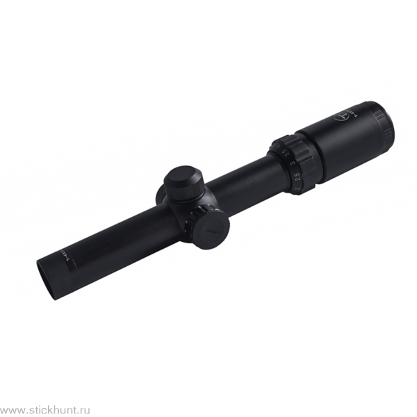 Прицел оптический Target Optic TO-1424E 1-4x24 сетка Mil Dot подсвет. черный матовый