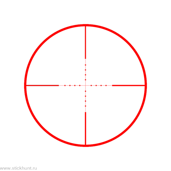 Прицел оптический Target Optic TO-1424E 1-4x24 сетка Mil Dot подсвет. черный матовый картинка