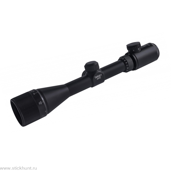 Прицел оптический Target Optic TO-31240AOE-30/30 3-12x40 сетка Крест подсвет. черный матовый