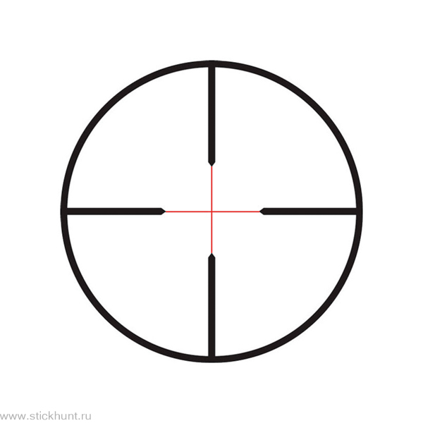 Прицел оптический Target Optic TO-31240AOE-30/30 3-12x40 сетка Крест подсвет. черный матовый картинка