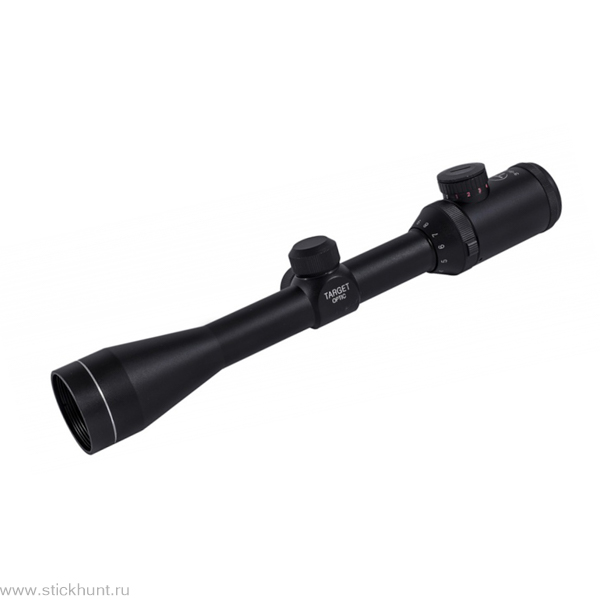 Прицел оптический Target Optic TO-3940-30/30 3-9x40 сетка Крест б/подсвет. черный матовый