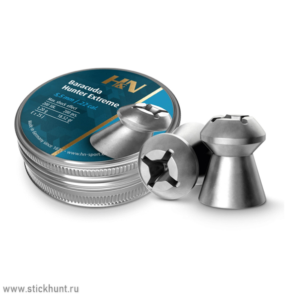 Пульки для пневматики HN Baracuda Hunter Плоские 5.5 мм 1.18 г (200 шт) Пульки для пневматики HN Baracuda Hunter Плоские 5.5 мм 1.18 г (200 шт)