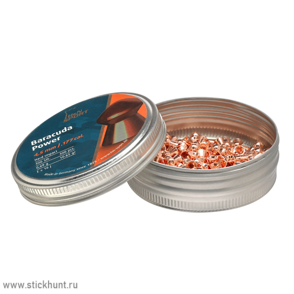 Пульки для пневматики HN Baracuda Power Конусообразные 4.5 мм 0.69 г (300 шт) Пульки для пневматики HN Baracuda Power Конусообразные 4.5 мм 0.69 г (300 шт)
