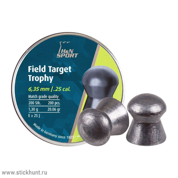 Пульки для пневматики HN Field Target Trophy Полусферические 6.35 мм 1.29 г (200 шт) Пульки для пневматики HN Field Target Trophy Полусферические 6.35 мм 1.29 г (200 шт)
