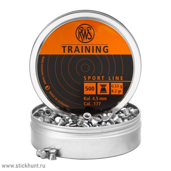 Пульки для пневматики RWS Training Плоские 4.5 мм 0.53 г (500 шт) Пульки для пневматики RWS Training Плоские 4.5 мм 0.53 г (500 шт)