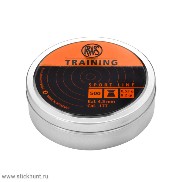 Пульки для пневматики RWS Training Плоские 4.5 мм 0.53 г (500 шт) Пульки для пневматики RWS Training Плоские 4.5 мм 0.53 г (500 шт)