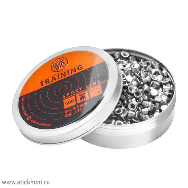 Пульки для пневматики RWS Training Плоские 4.5 мм 0.53 г (500 шт) Пульки для пневматики RWS Training Плоские 4.5 мм 0.53 г (500 шт)