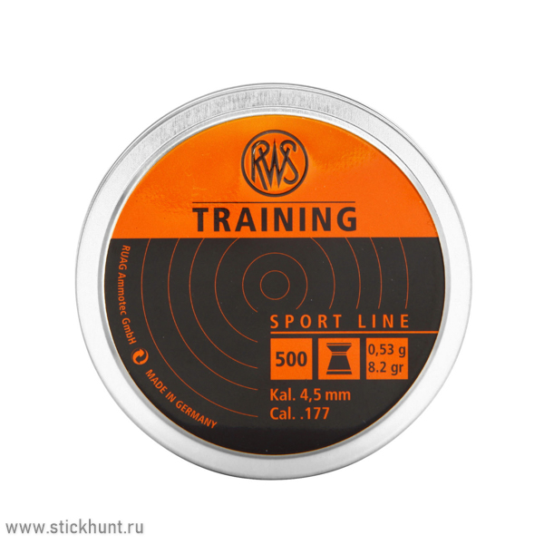 Пульки для пневматики RWS Training Плоские 4.5 мм 0.53 г (500 шт) Пульки для пневматики RWS Training Плоские 4.5 мм 0.53 г (500 шт)