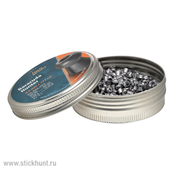 Пульки для пневматики HN Baracuda Hunter Экспансивные 4.5 мм 0.68 г (400 шт) Пульки для пневматики HN Baracuda Hunter Экспансивные 4.5 мм 0.68 г (400 шт)