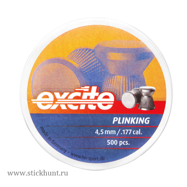 Пульки для пневматики HN Excite Plinking Плоские 4.5 мм 0.47 г (500 шт) Пульки для пневматики HN Excite Plinking Плоские 4.5 мм 0.47 г (500 шт)
