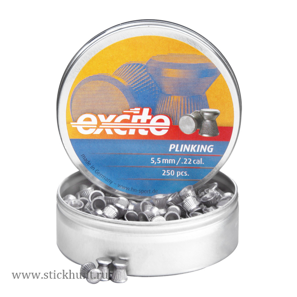 Пульки для пневматики HN Excite Plinking Плоские 5.5 мм 0.83 г (250 шт) Пульки для пневматики HN Excite Plinking Плоские 5.5 мм 0.83 г (250 шт)