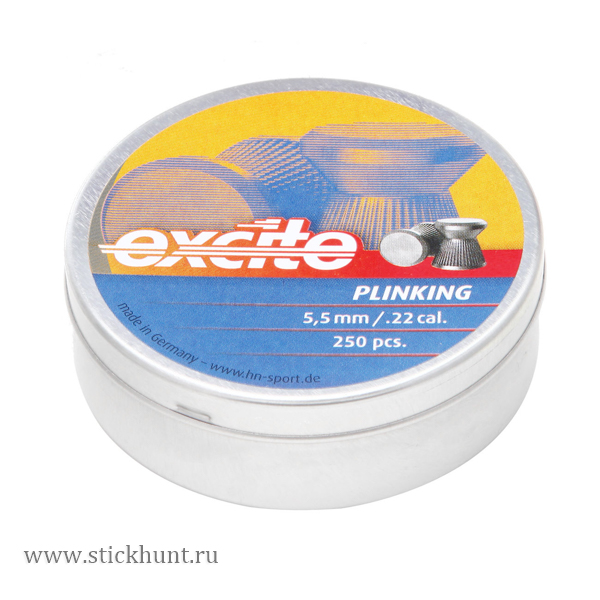 Пульки для пневматики HN Excite Plinking Плоские 5.5 мм 0.83 г (250 шт) Пульки для пневматики HN Excite Plinking Плоские 5.5 мм 0.83 г (250 шт)