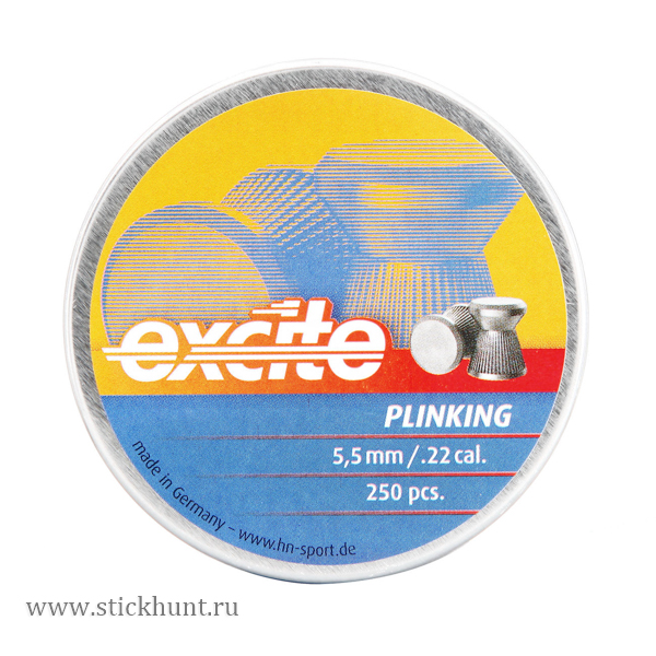 Пульки для пневматики HN Excite Plinking Плоские 5.5 мм 0.83 г (250 шт) Пульки для пневматики HN Excite Plinking Плоские 5.5 мм 0.83 г (250 шт)