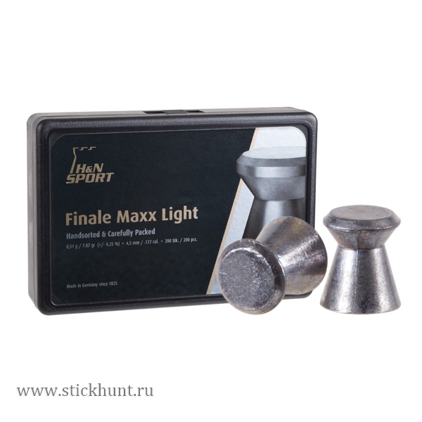 Пульки для пневматики HN Final Maxx Light Плоские 4.5 мм 0.51 г (200 шт) Пульки для пневматики HN Final Maxx Light Плоские 4.5 мм 0.51 г (200 шт)