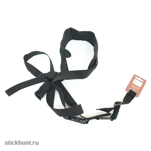 Ремень оружейный VEKTOR Р-26 Ч тактический трехточечный без плечевой накладки Черный Ремень оружейный VEKTOR Р-26 Ч тактический трехточечный без плечевой накладки Черный