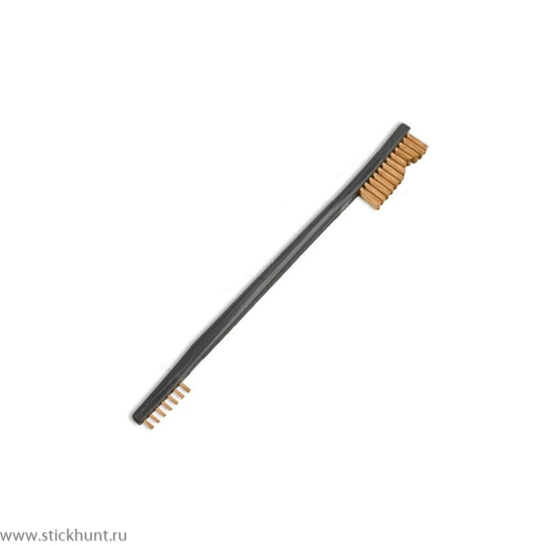 Щетка двухсторонняя Bore Tech BTGB-82000 для чистки оружия большой и малый ворс бронза