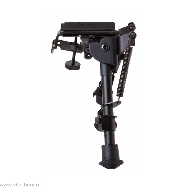 Сошки телескопические для оружия Firefield FF34023 с креплением на Антабку и на Weaver/Picatinny черный