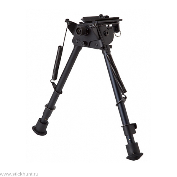 Сошки телескопические для оружия Firefield FF34024 с креплением на Антабку и на Weaver/Picatinny черный