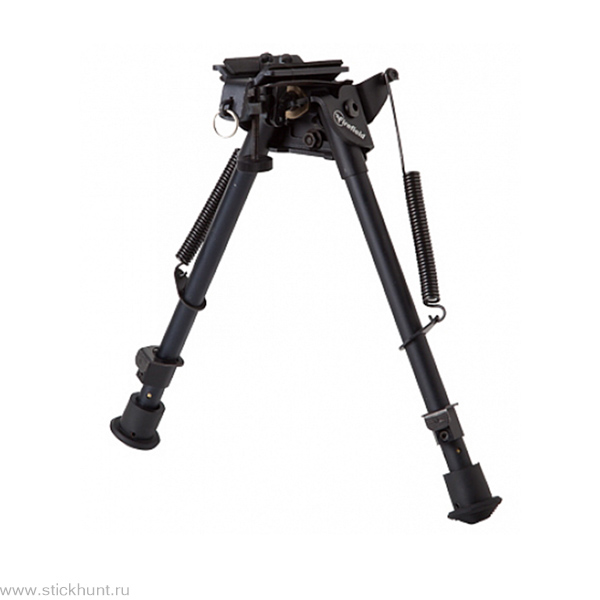 Сошки телескопические для оружия Firefield FF34024 с креплением на Антабку и на Weaver/Picatinny черный