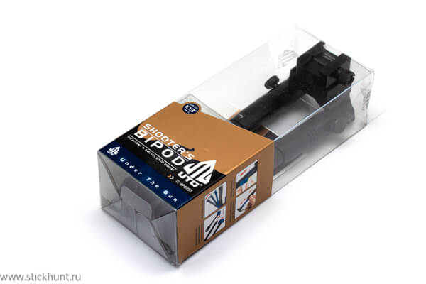 Сошки телескопические Leapers UTG TL-BP69ST быстросъемные, крепление на Антабку и Weaver/Picatinny фотография