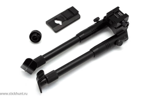 Сошки телескопические Leapers UTG TL-BP69ST быстросъемные, крепление на Антабку и Weaver/Picatinny фото