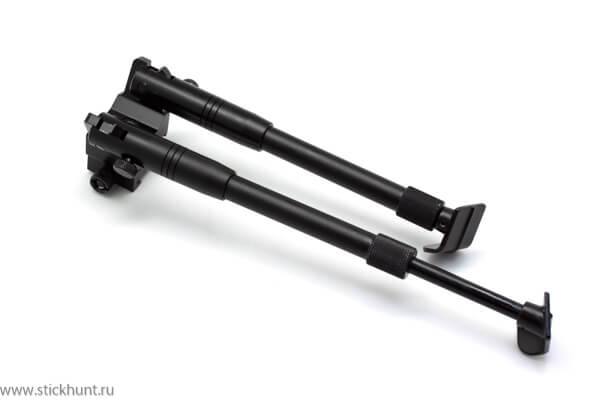 Снимок сошки телескопические Leapers UTG TL-BP69ST быстросъемные, крепление на Антабку и Weaver/Picatinny