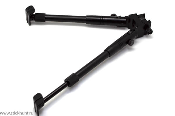 Фото сошки телескопические Leapers UTG TL-BP69ST быстросъемные, крепление на Антабку и Weaver/Picatinny