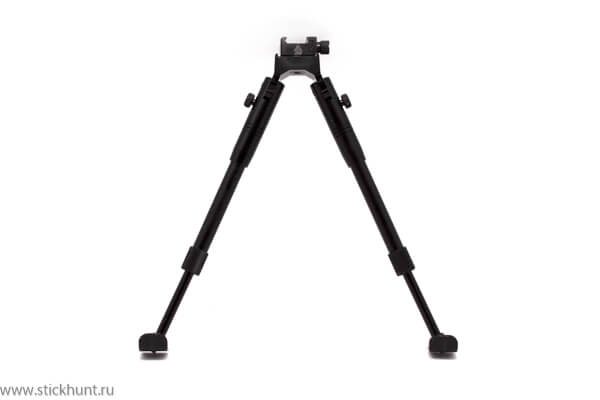 Сошки телескопические Leapers UTG TL-BP69ST быстросъемные, крепление на Антабку и Weaver/Picatinny