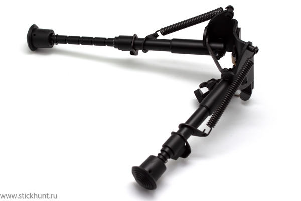 Фотография Сошки телескопические короткие Стикхант STS-07 крепление на Антабку и планку Вивера (Weaver)