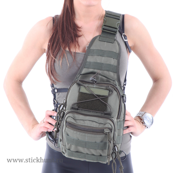 Сумка KE Tactical Mission 1-Day на плечо 5 л Polyamide 1000 Олива Сумка KE Tactical Mission 1-Day на плечо 5 л Polyamide 1000 Олива