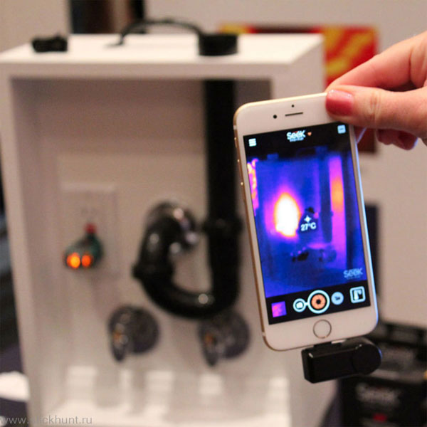 Тепловизор компактный Seek Thermal Compact для подключения к телефону с системой iOs фото